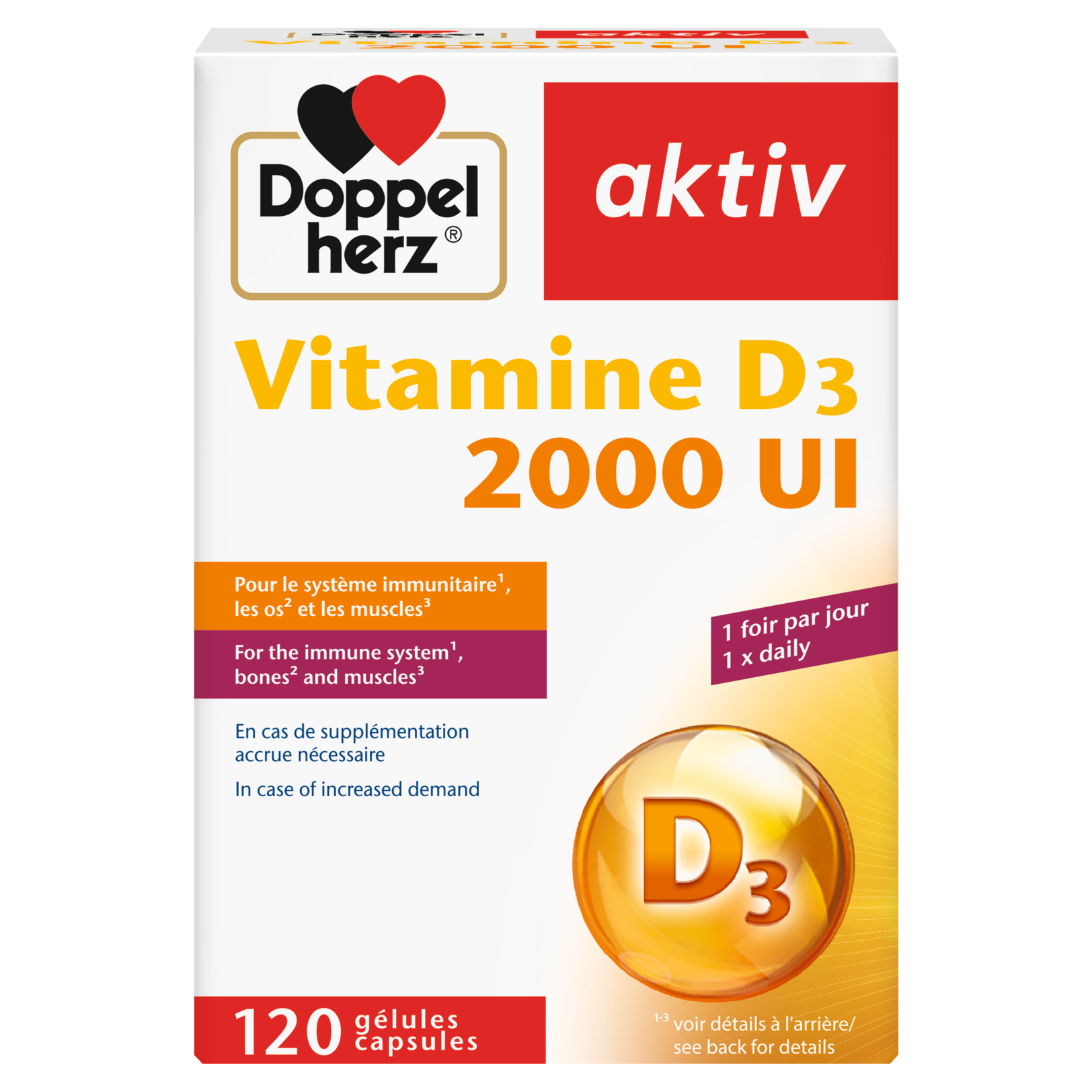 Vitamine D3 2000 UI