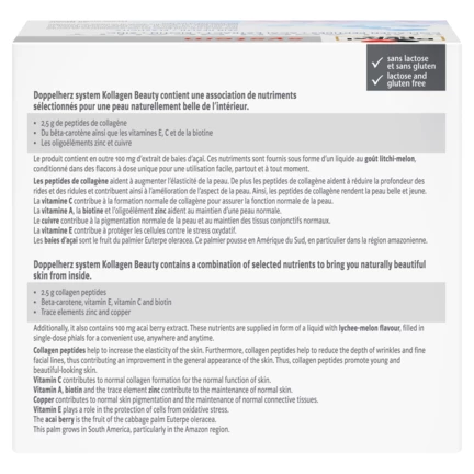 Doppelherz system KOLLAGEN BEAUTY Vue arrière
