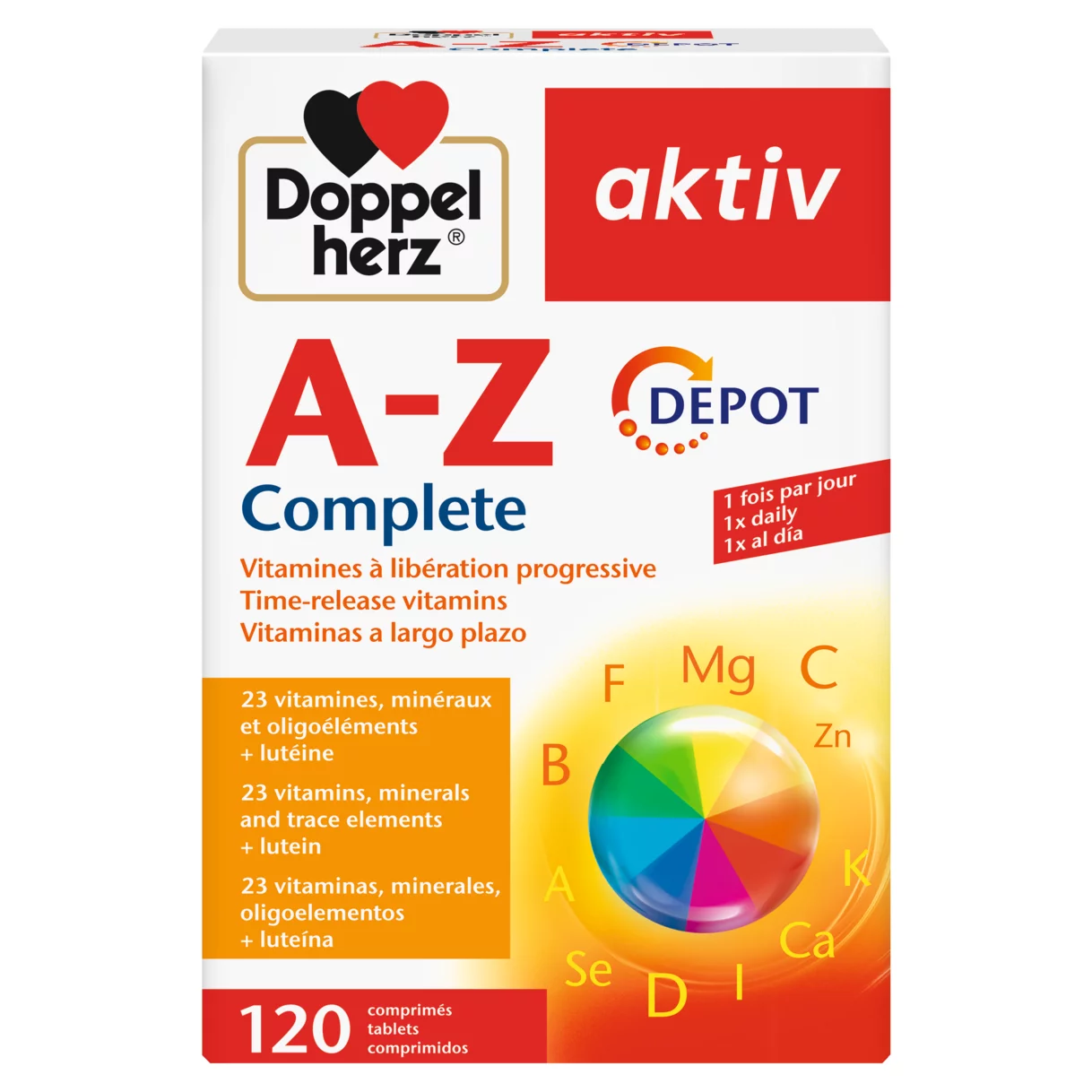 Doppelherz aktiv A-Z Complete DEPOT Vue de face