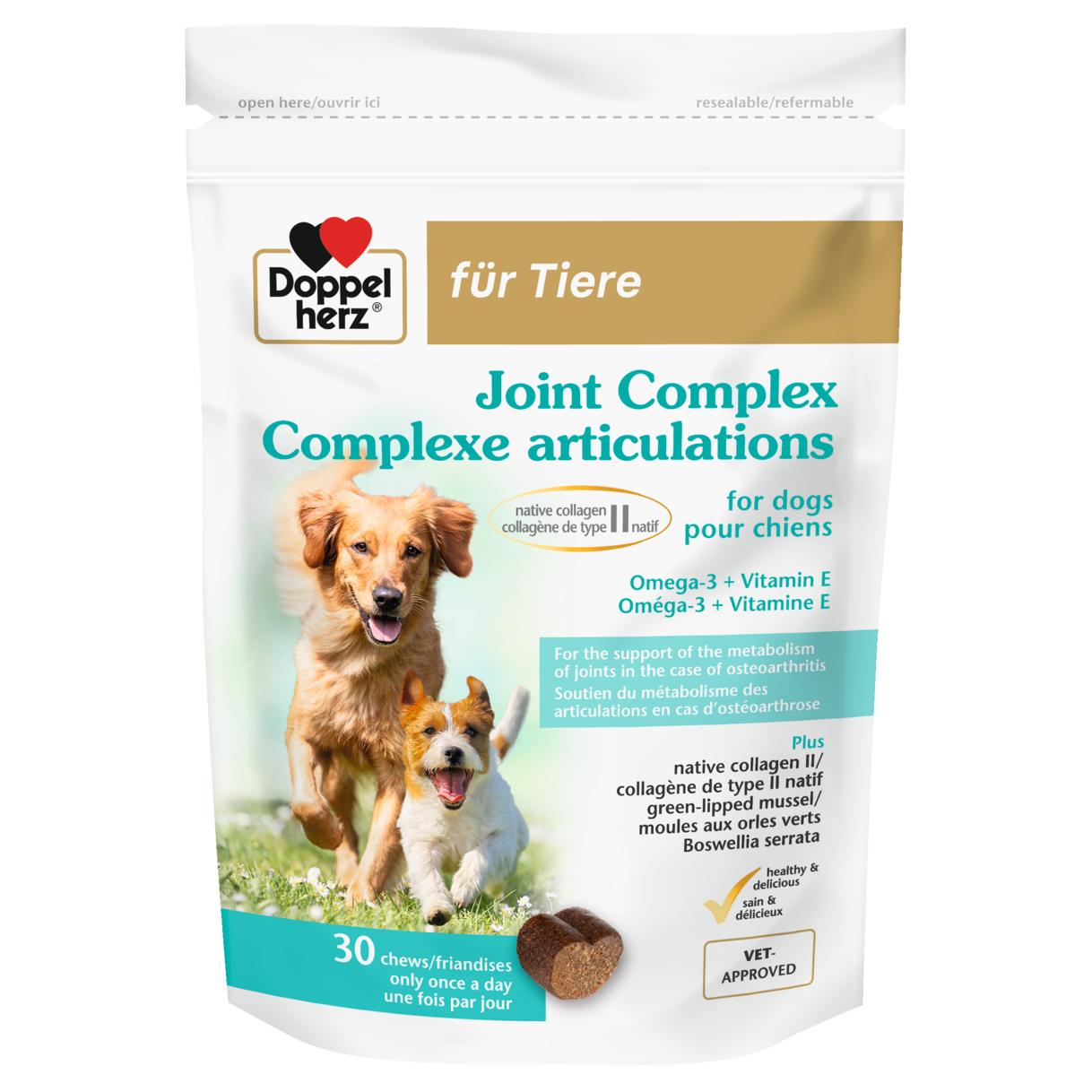 Complexe articulations pour chiens