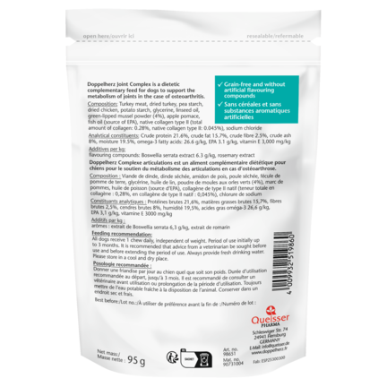Complexe articulations pour chiens