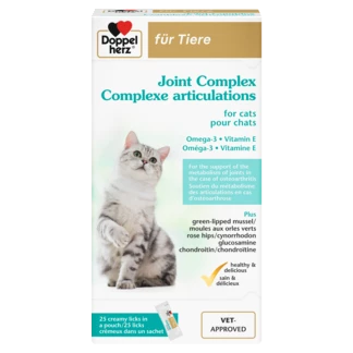 Doppelherz pour animaux Complexe articulations pour chats Vue de face