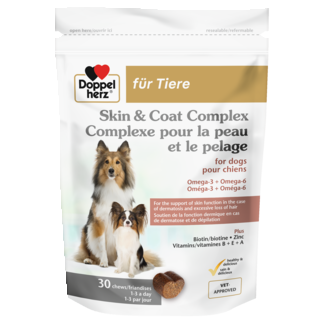 Complexe pour la peau et le pelage pour chiens