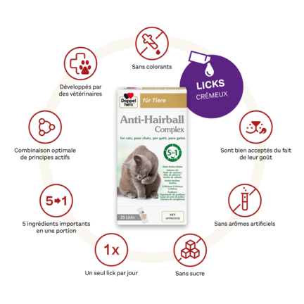 Anti-Hairball Complex pour chats